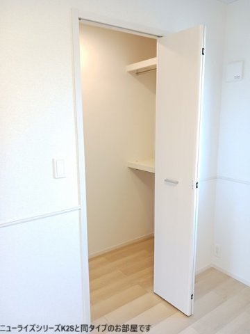 収納　たっぷりとした収納スペースです
