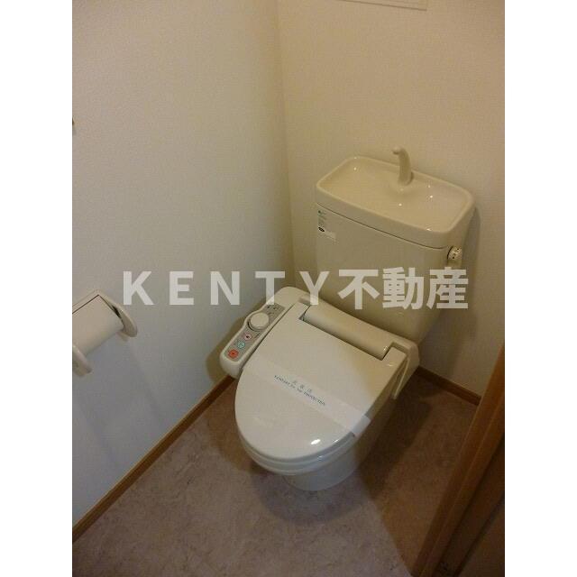 トイレ　ゆったりとした空間のトイレです