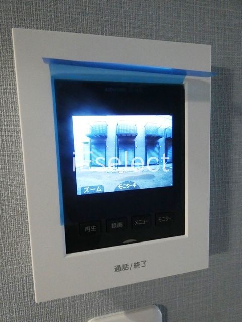 セキュリティ　訪問者が見えるモニター付きインターホンです