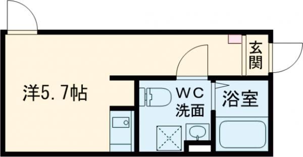 アンドレジデンス立川の間取り写真