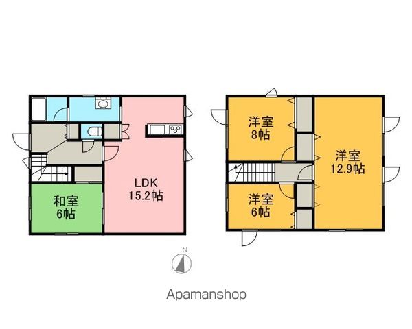 澄川4ー3戸建の間取り写真