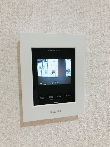 セキュリティ　防犯設備、録画機能付きカラーTVモニターホン