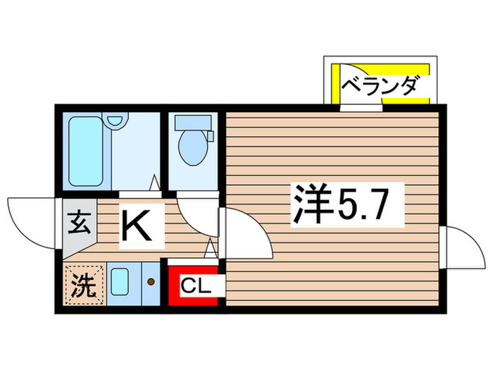 ボンボニエール新小岩の間取り写真