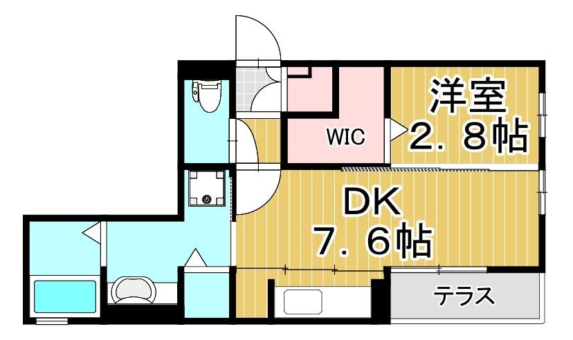 1DK Apartment in Kagoshima, Kagoshima — photo 2 of 3
