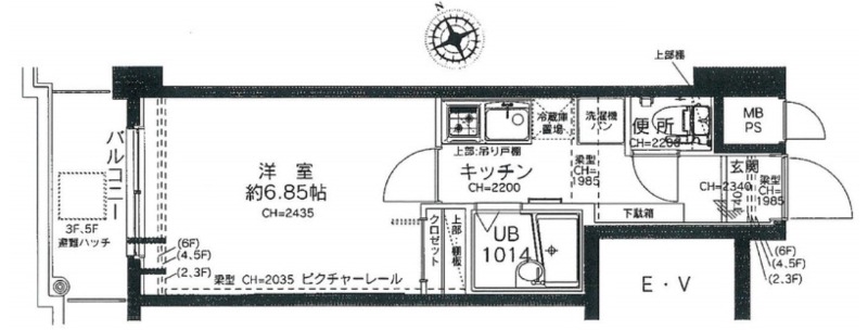 ヴェローナ白金の間取り写真