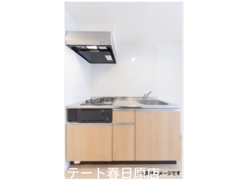 キッチン　２口のシステムキッチンです