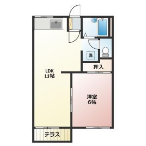 タウニィ小林の間取り写真
