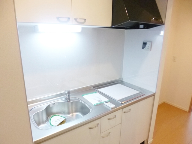キッチン　２口のシステムキッチンです☆