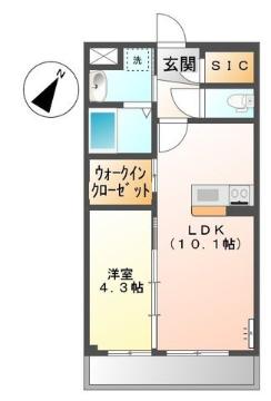 アルファ・スターの間取り写真