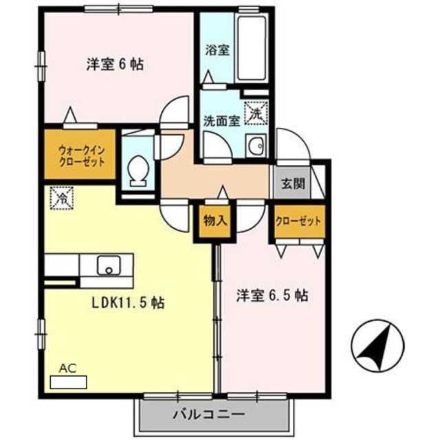 フォレスト ヒルズ II棟の間取り写真