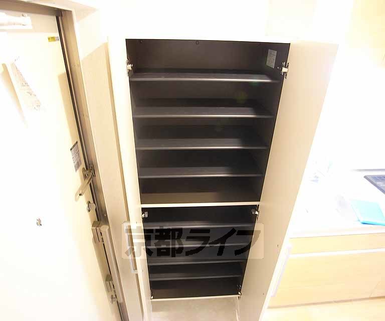 収納　玄関収納も大きいですね。