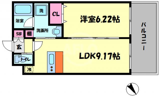 プレジオ海老江の間取り写真