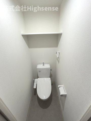 トイレ　ゆったりとした空間のトイレです