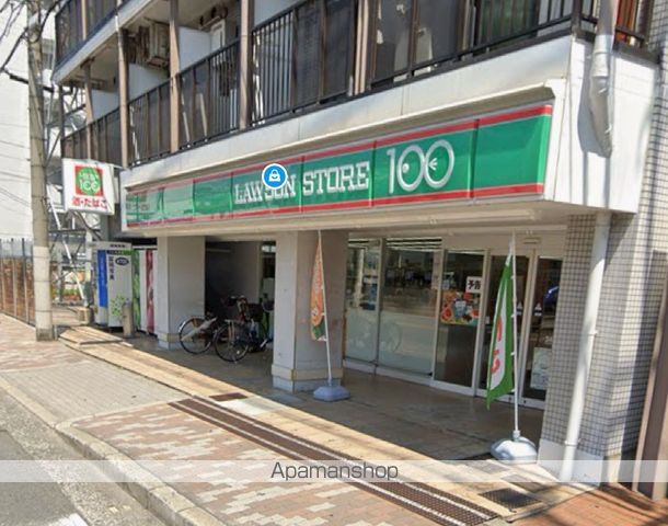 コンビニ　ローソンストア１００（コンビニ）まで289m