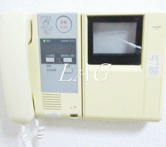 セキュリティ　モニター付きインターホンです。