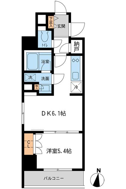都営大江戸線 両国駅 徒歩3分 14階建 築21年の間取り写真