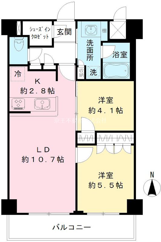 ACOLT氷川台の間取り写真