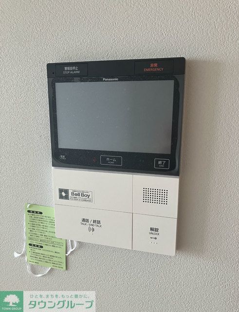 セキュリティ　モニター付きインターホン