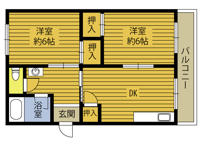 九殖ビルの間取り