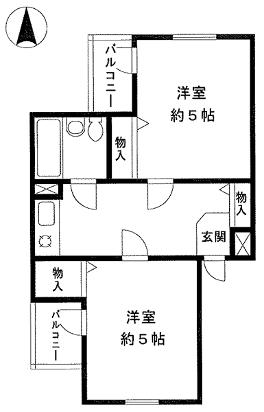 アブレスト西洞院の間取り