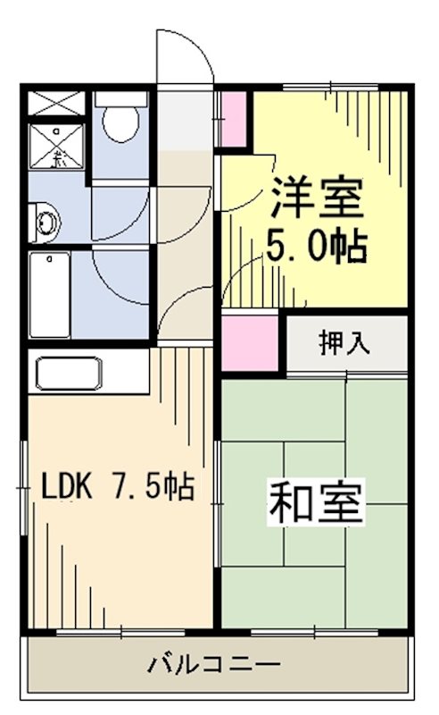 【パークサイドハイツの間取り】