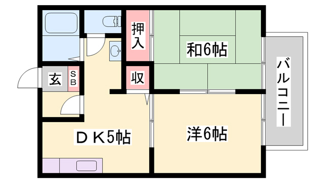 プランドール汐見台の間取り