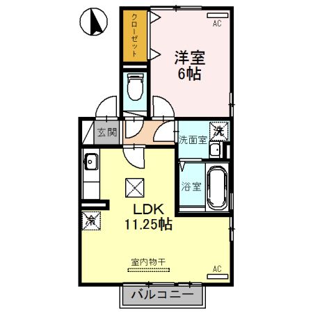 メゾン・ユイットの間取り