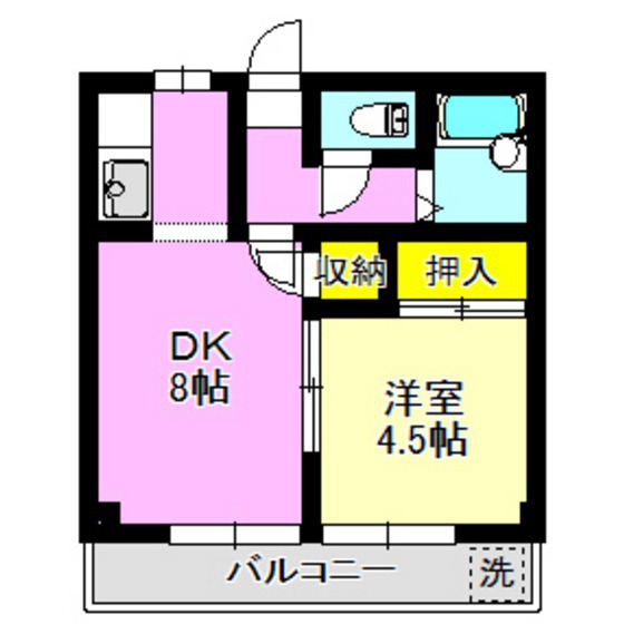 ロイヤルマンション前橋の間取り