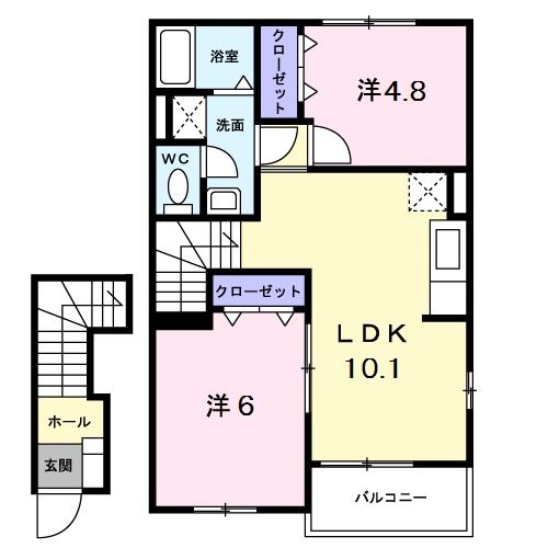 イル．パラッツオエテルノＢの間取り