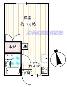 コーポサンライズ　Ｂ棟の間取り