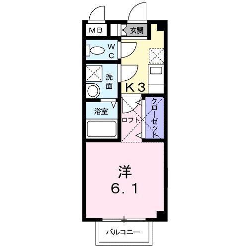 エスポワール鳴水の間取り