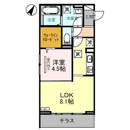 さいたま市北区宮原町のアパートの間取り