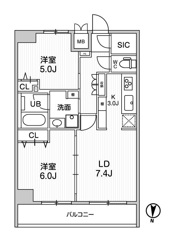 【レオーネ南千住IIの間取り】