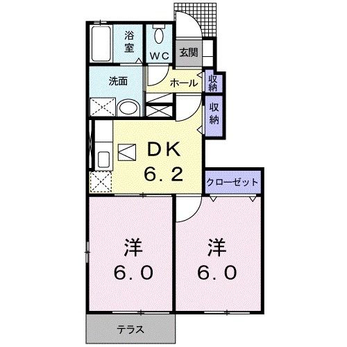 リバーサイド本山　Ｉの間取り