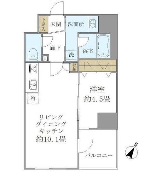 パインステージ白金高輪の間取り