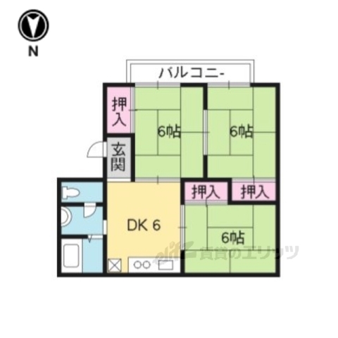 ヴィラ新成田の間取り