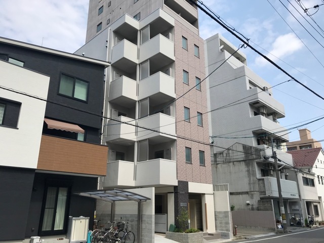 広島市中区昭和町のマンションの建物外観