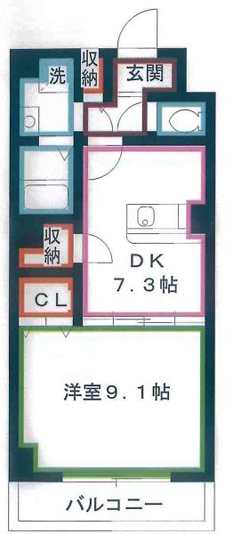 サンライズ三鷹の間取り