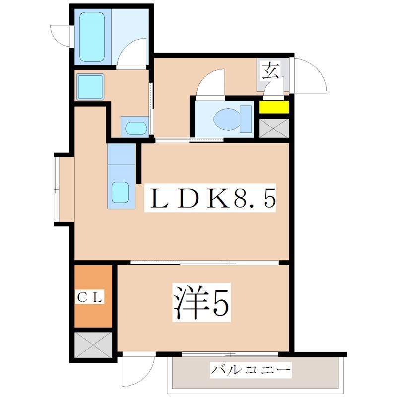 さくらヒルズきしゃばの間取り