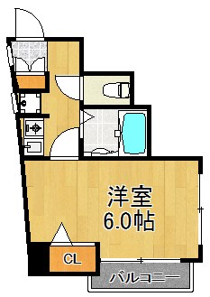 川崎市幸区南幸町のマンションの間取り