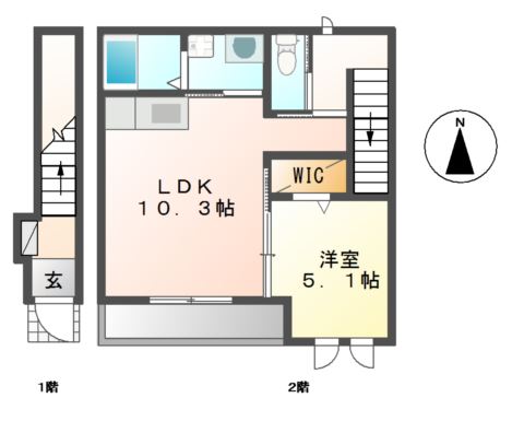 プレステージ・Ｆの間取り