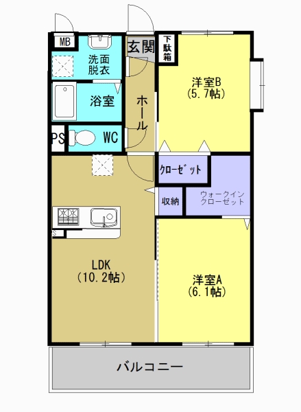 コモード IIの間取り