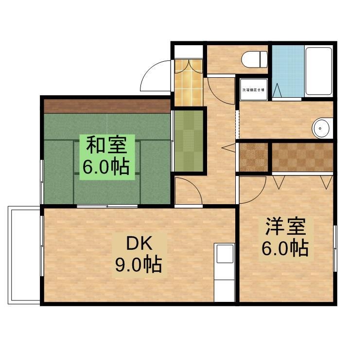 【ヴァンベール富の原の間取り】