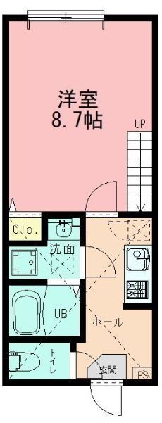 （仮）十日市場新築APの間取り