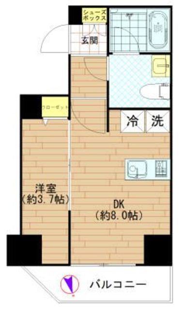 アリーチェ中野野方の間取り