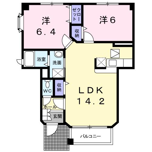 フリッシュIの間取り