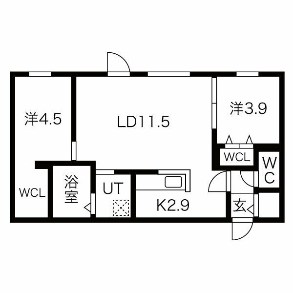 仮)SENNA栄通17MSの間取り