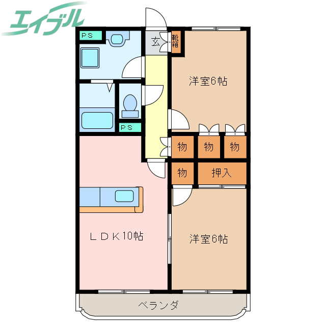 エスポワールＭの間取り