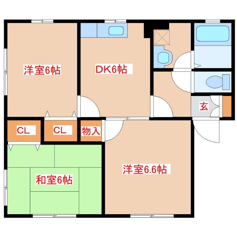 パークハイム　I　Ａ棟の間取り