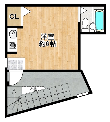 ロイヤルハイツ駒川の間取り